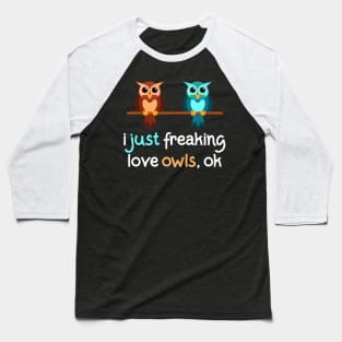 owls ok Valentines Day Baseball T-Shirt